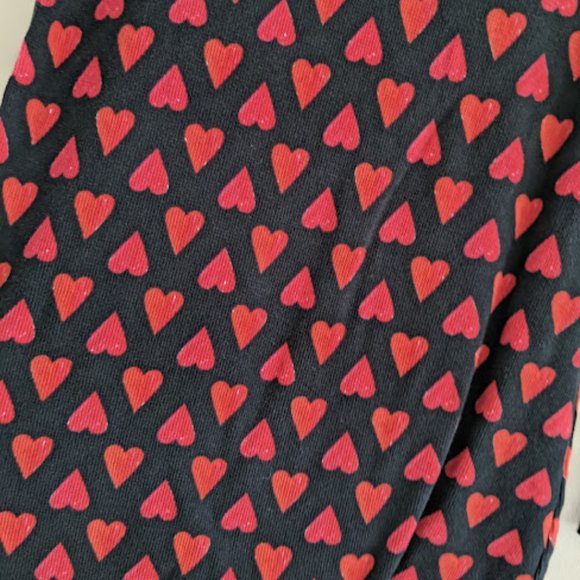 Victoria's Secret Black and Red Heart Henley Dress Size M - Picture 6 of 9